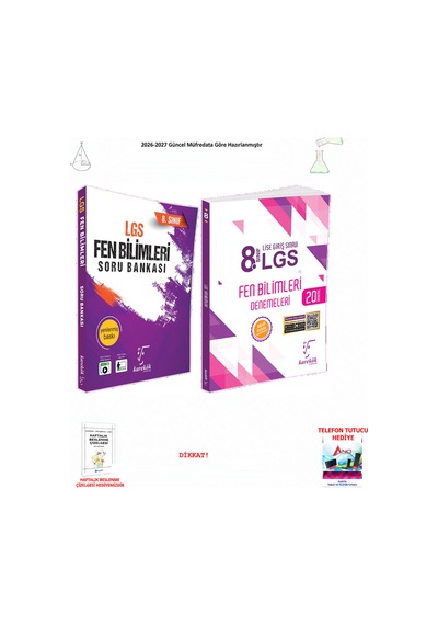 Karekök 8. Sınıf Lgs Fen Bilimleri Soru Bankası 2 Kitap Seti