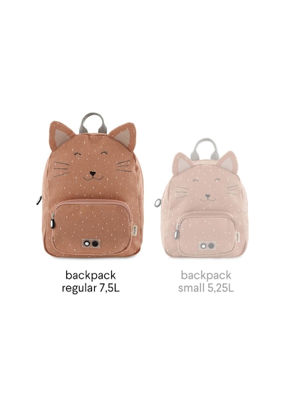 Trıxıe Trixie Bacpack - Mrs. Cat Unisex Çocuk Pembe Sırt Çantası 27496 Pudra