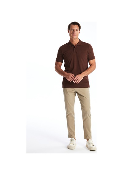 Lcwaıkıkı Classic Bej Dar Kalıp Erkek Chino Pantolon