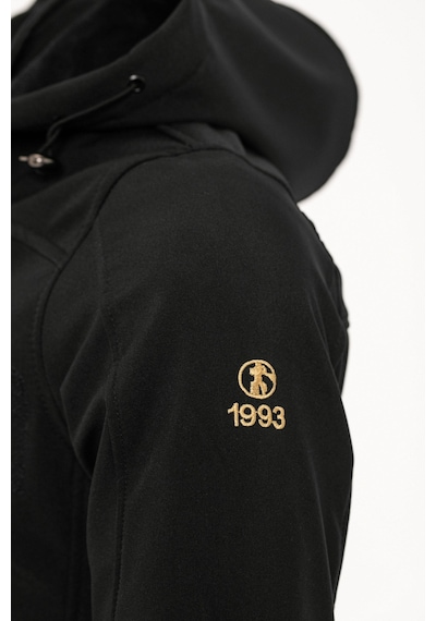 Famoda Kürklü Su ve Rüzgar Geçirmez Softshell Kışlık Erkek Mont - Siyah