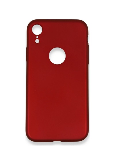 Newface Apple, Uyumlu iPhone Xr Kılıf First Silikon Semeglbl - 42 - Bordo