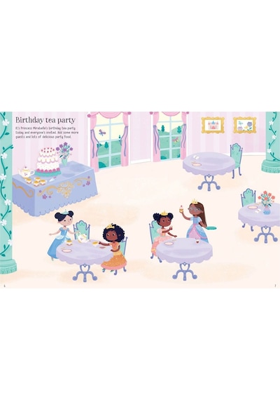 First Sticker Book Princesses (First Sticker Books)- Usborne