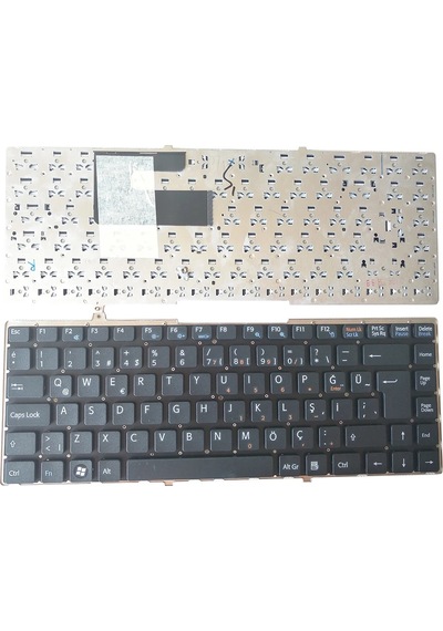Sony Vaio Vgn-fw Serisi Notebook Klavye, Siyah - Tr Çerçevesiz