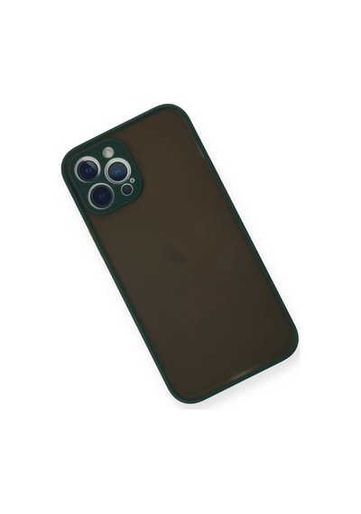 İphone 12 Pro Kılıf Montreal Silikon Kapak - Yeşil