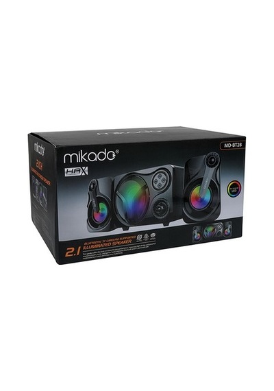 Mikado Md-bt28 5w+3w 2 Siyah Led Işıklı