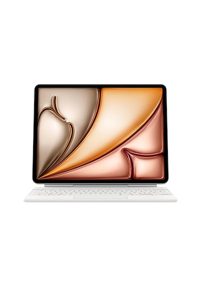 Magic Keyboard Mdfw4tq/a 13" Apple Uyumlu iPad  Air M3 Türkçe Q Klavye Beyaz TABLET TUTUCU