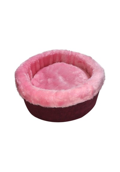 La Vista Lüx Kedi, Küçük Köpek Simit Yatak Pembe 45 Cm