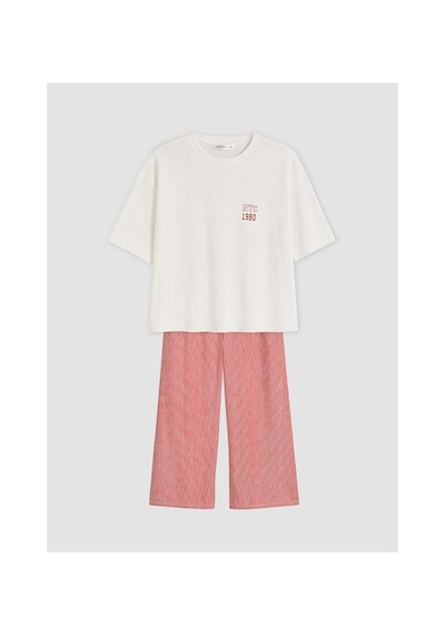 LC Waikiki Alıta Cıty Farkıyla Lcw Young Kırmızı Penye Baskılı Kısa Kollu Kadın Pijama Takım Kirmizi - 929503400 Kirmizi LC Waikiki Alıta Cıty Farkıyla Lcw Young Kırmızı Penye Baskılı Kısa Kollu Kadın Pijama Takım Kirmizi - 929503400 Kirmizi