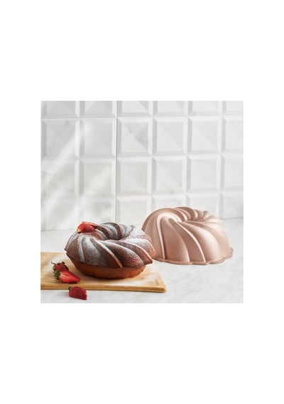 Metalik Pudra Döküm Kek Kalıbı - Dayanıklı Ve Şık 26 Cm