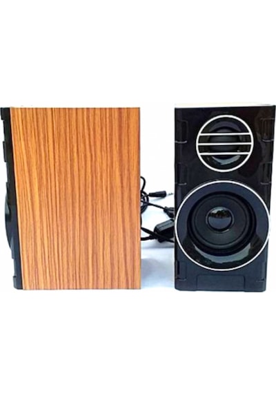Concord C-8007 Usb Ahşap Desen Pc Hoparlör Subwoofer Ses Sistemi