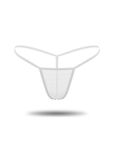 Angbutik 3'lü Renkli Transparan Tül String Tanga Tm0369 çok Renkli