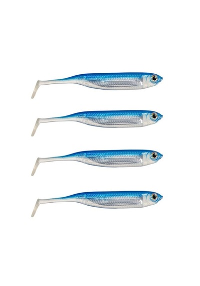 Ryuji Real Fish 10cm 4.5gr Silikon Yem 4 Adet Blue