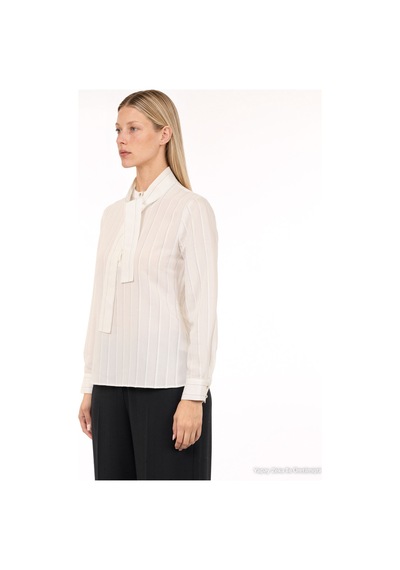 Yargıcı Regular Yarım Balıkçı Yaka Uzun Kol Bluz 26kkbl6011x 002 Beyaz