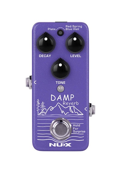 Nux Nrv-3 Damp Reverb Profesyonel - Üçlü Yankı Efekti Plate,