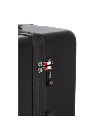 Tommy Hilfiger Unisex Büyük Boy Valiz - Siyah Triple Black
