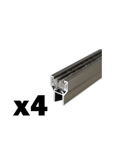 Cam Balkon 8 Mm Alüminyum Fitil Büyük H 4 Adet 0-150 Cm Cam Balkon 8 Mm Alüminyum Fitil Büyük H 4 Adet 0-150 Cm