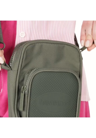 Havaianas Street Bag Colors Yeşil Unisex Postacı Çantası Haki