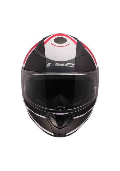 Kapalı Kask Ls2 Rapıd 2 Grıd Mat Beyaz Kırmızı Orjinal Xl Siyah - Beyaz - Kırmızı