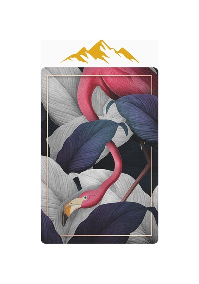 Modern Desenli Dijital Baskı Kaymaz Taban Halı H0235 Renkli