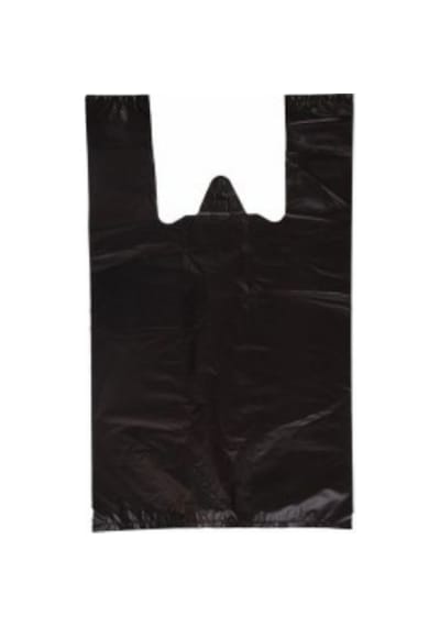 Kalın Siyah Poşet 28x50 Cm Orta Boy 1 Kg Hışır Atlet Poşet Market Manav Poşeti Çöp Poşeti