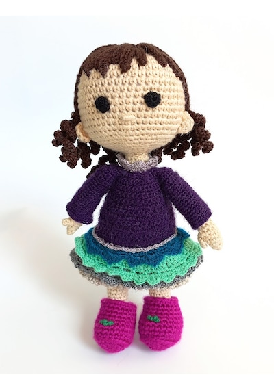 Atölye Bigi Amigurumi Bebek Bb10n Kız Bebek