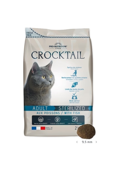 Pro-Nutrition Crocktail Kısırlaştırılmış Balıklı Yetişkin Kedi Maması 2 KG