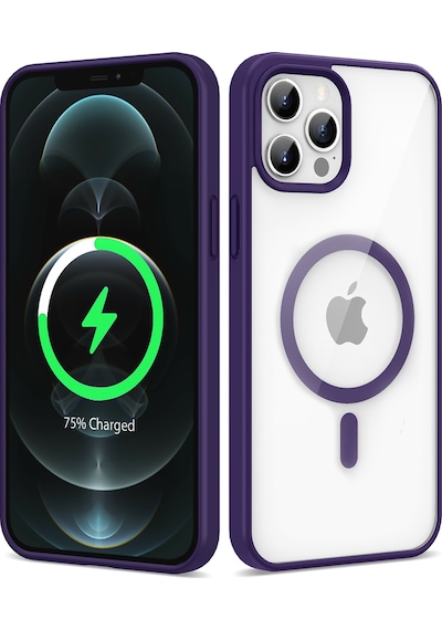 Zore Apple Uyumlu iPhone 12 Pro Max Kılıf Magsafe Wireless Şarj Özellikli Silikon Ege Kapak - Pembe