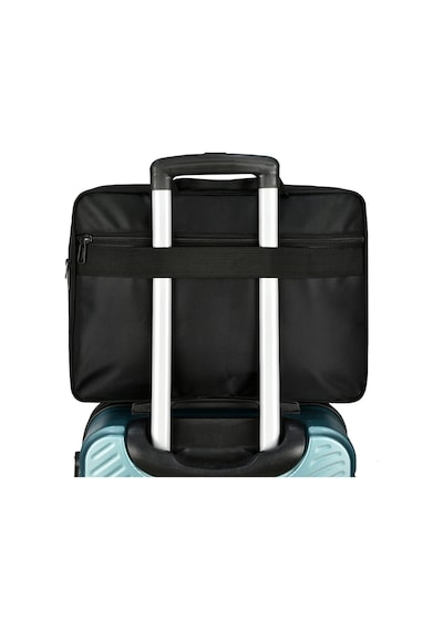 Galb Leather 17.2 Inc Is Ve Gunluk Kullanima Uygun Kopuk Korumali Laptop Ve Evrak Cantasi Siyah