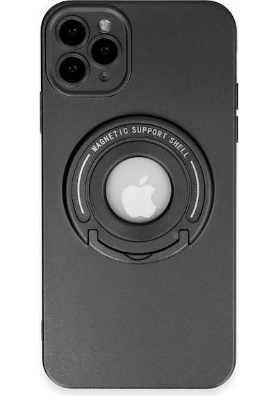 Cosmotex Newface Apple, Uyumlu iPhone 12 Pro Kılıf Lukka Magneticsafe Kapak - Siyah