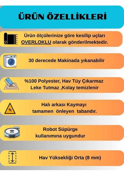 Düz Antrasit Gri Yıkanabilir Kaymaz Taban Kesme Yolluk Salon Oturma Odası Mutfak Halı