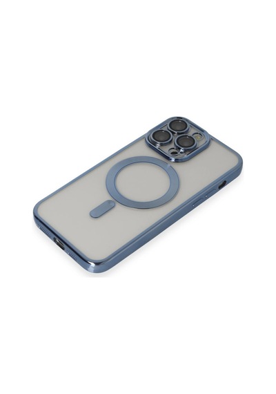 Apple  Uyumlu  iPhone 14 Pro Max Kılıf Kross Magneticsafe Kapak Sierra Mavi