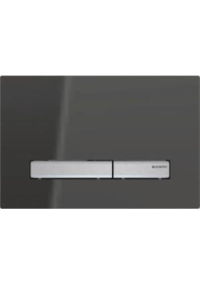 Geberit Sigma50 115.788.sd.2 Kumanda Paneli, Çift Basmalı, Füme Cam Füme