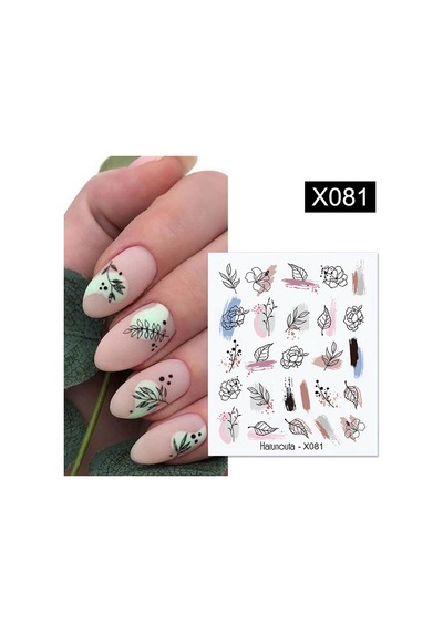 Su Transferli Nail Art Sticker X081 52340-1