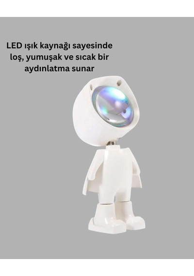 Dekoratif Gün Batımı Işığı Astronot Figürlü Yeni Nesil Diğer 77897406