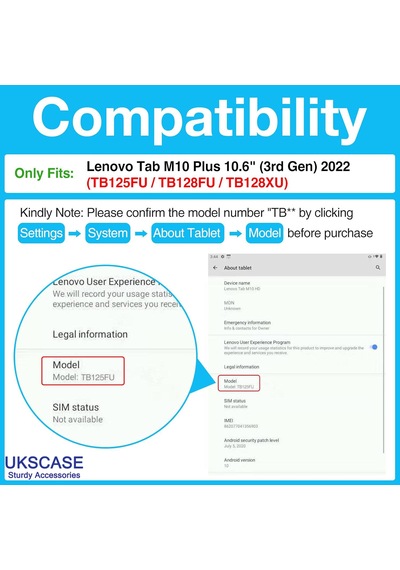 Lenovo Tab M10 Plus 3. Nesil 10.6 İnç 2022 Uyumlu Temperli Cam Ekran Koruyucu 2 Adet