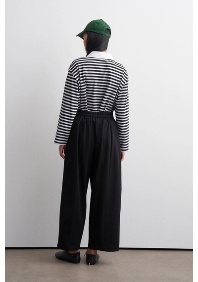 Kadriye Baştürk Barrel Gabardin Pantolon Siyah