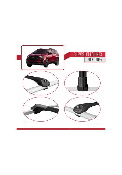 Chevrolet Equinox 2018-2024 Arası İle Uyumlu Ace-1 Ara Atkı Tavan