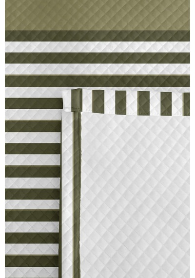 Çizgili Yeşil Bohem Tek Kişilik Pike Takımı - Beyaz Haki Geometrik 160x220 Cm Mevsimlik Yatak Örtüsü Ahenkli Kuşluk Çizgisi Çizgili Yeşil Bohem Tek Kişilik Pike Takımı - Beyaz Haki Geometrik 160x220 Cm Mevsimlik Yatak Örtüsü Ahenkli Kuşluk Çizgisi