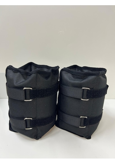 Me&ra Sport 2 Kg X 2 Adet El Ayak Bilek Ağırlık Seti Kum Ağırlık Torbası siyah
