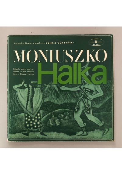 Halka Highlights Opera W Przekroju Lp Plak Orjinal Dönem Polonya Baskı 2.el Plak