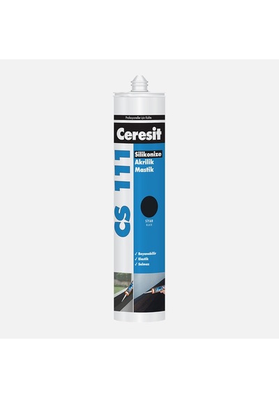 Ceresit Cs 111 Akrilik Mastik Siyah 240 Ml