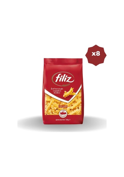 Burgu Makarna 500 Gr X 8 Adet