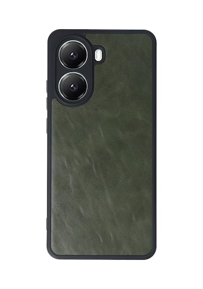 Xiaomi Poco X7 Pro Kılıf Aras Deri Kapak - Koyu Yeşil 0.2M-Çok Renkli