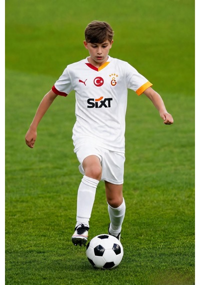 Puma Galatasaray 2024/2025 Çocuk Deplasman Forması 77966002 Beyaz Gönderilecek