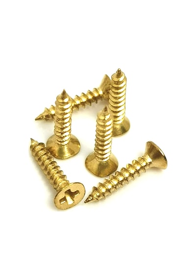Klips, Menteşe, Ayak, Ağaç, Sunta Vidası 3x13 Mm - Sarı 100 Adet Diğer
