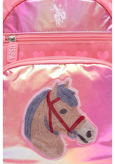 U.s. Polo Assn. Kız Çocuk Pembe Okul Çantası 50315126-vr041 Çok Renkli