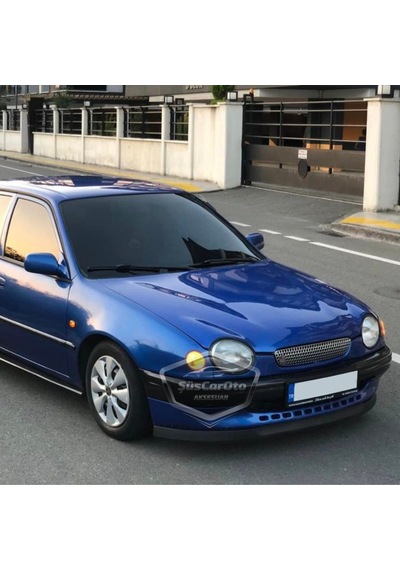 Toyota Corolla Uyumlu Terra 1999-2002 Uyumlu Üniversal Astra H Lip Esnek Ön Lip 2 Parça Tampon Altı Dil Karlık Ön Ek 00 Şüscaroto Aksesuar
