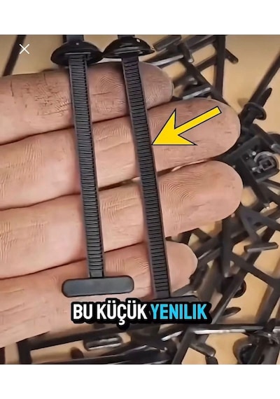 50 Adet Sihirli Klips Tamir Klipsi Yeni Nesil Cırt Kelepçe