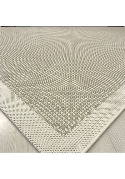 Elvey Home Jüt Sisal S9327 Bej Kaymaz Taban Hasır Dokuma Yıkanabilir Yolluk Salon Koridor Mutfak Halısı