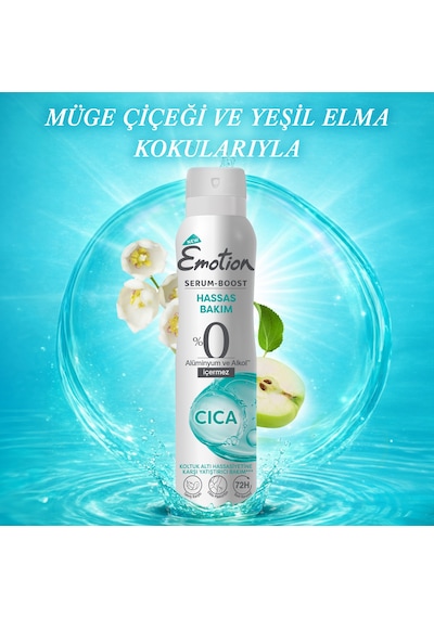 Serum Boost Koltuk Altı Hassasiyetine&kararmasına Karşı Etkili Deodorant 4x150 Ml %0 Alüminyum&alkol